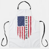 Beste vader ooit Amerikaanse vlag Schort (Voorkant)