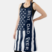 Beste vader ooit Amerikaanse vlag Schort (Insitu)