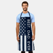 Beste vader ooit Amerikaanse vlag Schort (Gedragen)