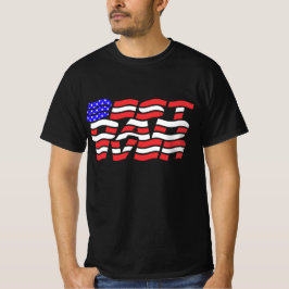 Beste vader ooit Amerikaanse vlag T-shirt