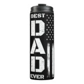 Beste vader ooit Amerikaanse vlag Thermosbeker (Voorkant)