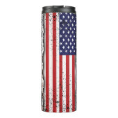 Beste vader ooit Amerikaanse vlag Thermosbeker (Achterkant)