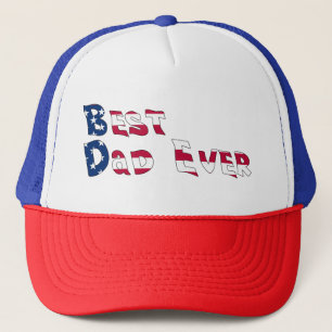Beste vader ooit Amerikaanse vlag Trucker Pet