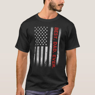 Beste vader ooit Amerikaanse vlag Vaderdag 1 T-shirt