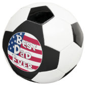 Beste vader ooit Amerikaanse vlag Voetbal (Drie kwart)