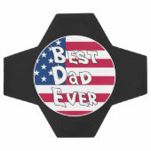 Beste vader ooit Amerikaanse vlag Voetbal (Enkel)