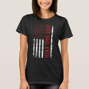 Beste vader ooit Amerikaanse vlag voor vaderdag T-shirt