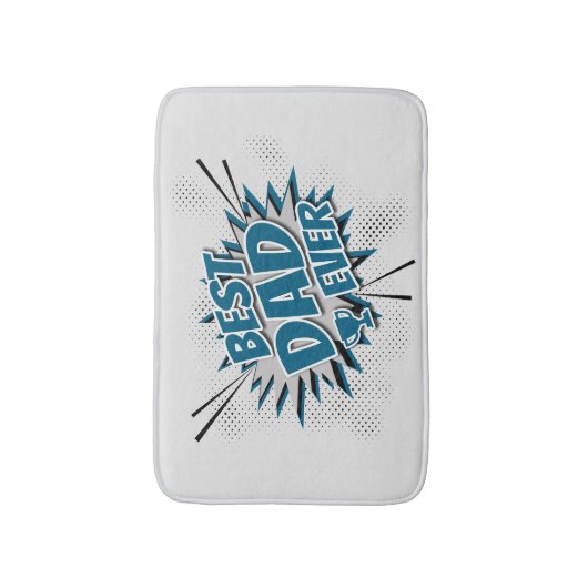 Beste vader ooit badmat (Voorkant Verticaal)