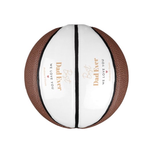 Beste vader ooit basketbal (Verticaal)