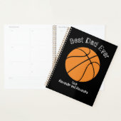Beste vader ooit Basketball Distress text Planner (Display)