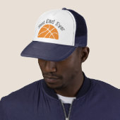 Beste vader ooit Basketball Distress text Trucker Pet (In situ)