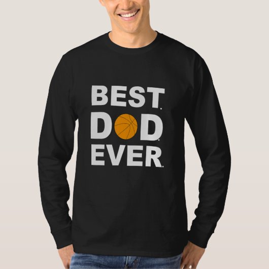 Beste vader ooit Basketball T-shirt (Voorkant)