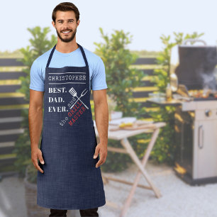 Beste vader ooit BBQ Chef Grill Master Schort