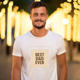 Beste vader ooit 🖤 - Bedachtzaam cadeau voor Vade T-shirt