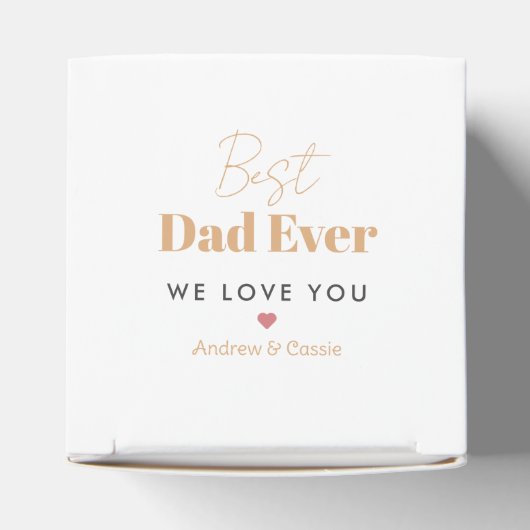 Beste vader ooit bedankdoosjes (Bovenkant)