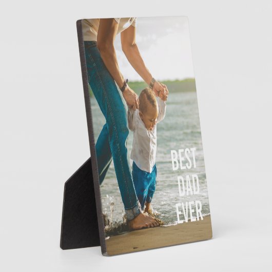 Beste vader ooit beste vader ooit op maat foto fotoplaat (Zijkant)