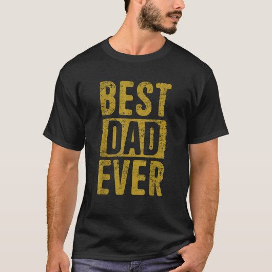 Beste vader ooit beste vader ooit t-shirt (Voorkant)