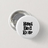 Beste vader ooit beste vader ronde button 3,2 cm (Voorkant /achterkant)