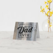 Beste vader ooit bewerkbare vaders dag Kaart voor  (Gele Bloem)