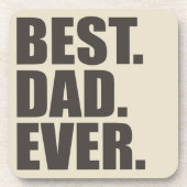 Beste vader ooit bier onderzetter (Voorkant)
