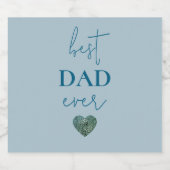 Beste vader ooit biermerk | Vaderdag Gift Bier Etiket (Enkel label)