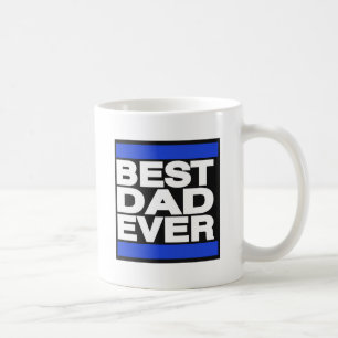 Beste vader ooit blauw koffiemok