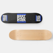 Beste vader ooit blauw skateboard (Horizontaal)