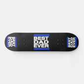 Beste vader ooit blauw skateboard (Horizontaal)