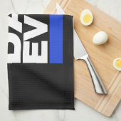 Beste vader ooit blauw theedoek (Quarter Fold)