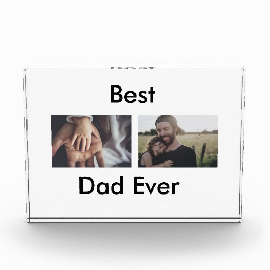 beste vader ooit blij vaderdag voeg je foto toe (Voorkant)