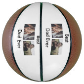 beste vader ooit blij vaderdag voeg je foto toe basketbal (Verticaal)