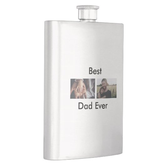 beste vader ooit blij vaderdag voeg je foto toe flacon (Rechts)