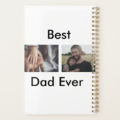 beste vader ooit blij vaderdag voeg je foto toe planner (Achterkant)