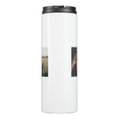 beste vader ooit blij vaderdag voeg je foto toe thermosbeker (Achterkant)