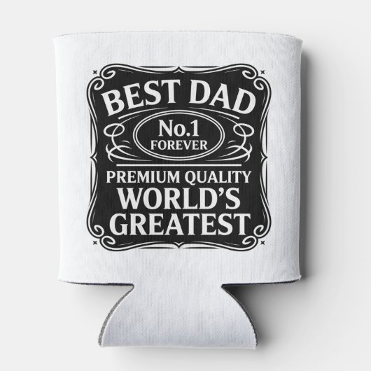 Beste vader ooit blikjeskoeler (Achterkant)