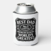 Beste vader ooit blikjeskoeler (Blikje Achterkant)