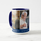 Beste vader ooit Bourgogne met 3 foto opa Mok (Voorkant links)