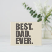 Beste vader ooit briefkaart (Staand voorkant)
