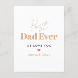 Beste vader ooit briefkaart