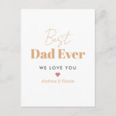 Beste vader ooit briefkaart (Voorkant)