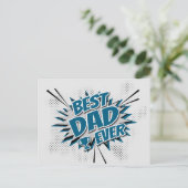 Beste vader ooit briefkaart (Staand voorkant)