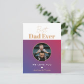 Beste vader ooit briefkaart (Staand voorkant)