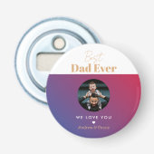 Beste vader ooit button flesopener (Voorkant)