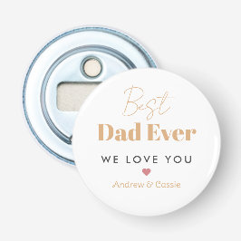 Beste vader ooit button flesopener