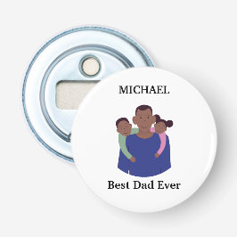 Beste vader ooit button flesopener