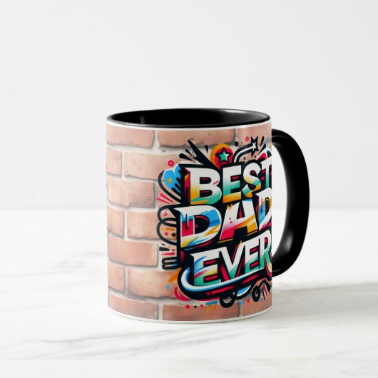 Beste vader ooit cadeau voor vaders vaders vaders  mok (Voorkant rechts)