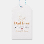 Beste vader ooit cadeaulabel (Voorkant)