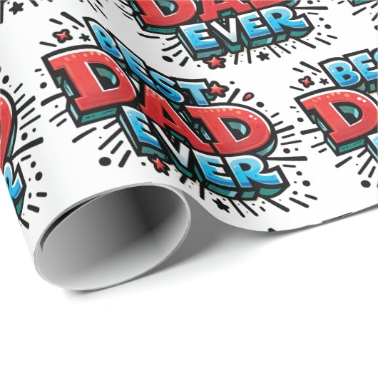 Beste vader ooit cadeaupapier (Rol Hoek)