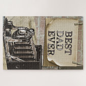 Beste vader ooit  camera Vaderdag hoogste Legpuzzel (Horizontaal)