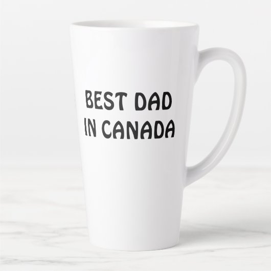 Beste vader ooit Canada's Top Father Latte Mok (Rechts)